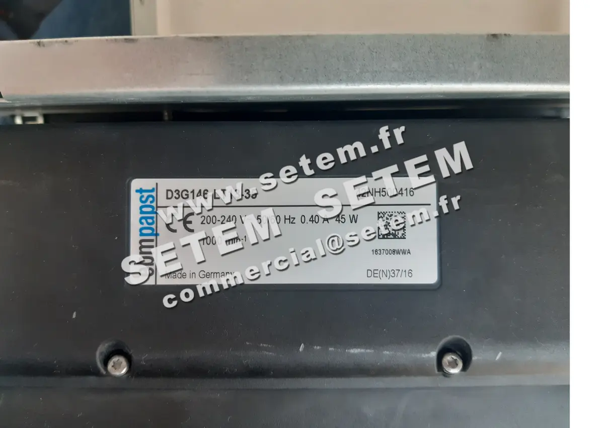 0004107000-VENTILATEUR EBMPAPST D3G146-LT13-35