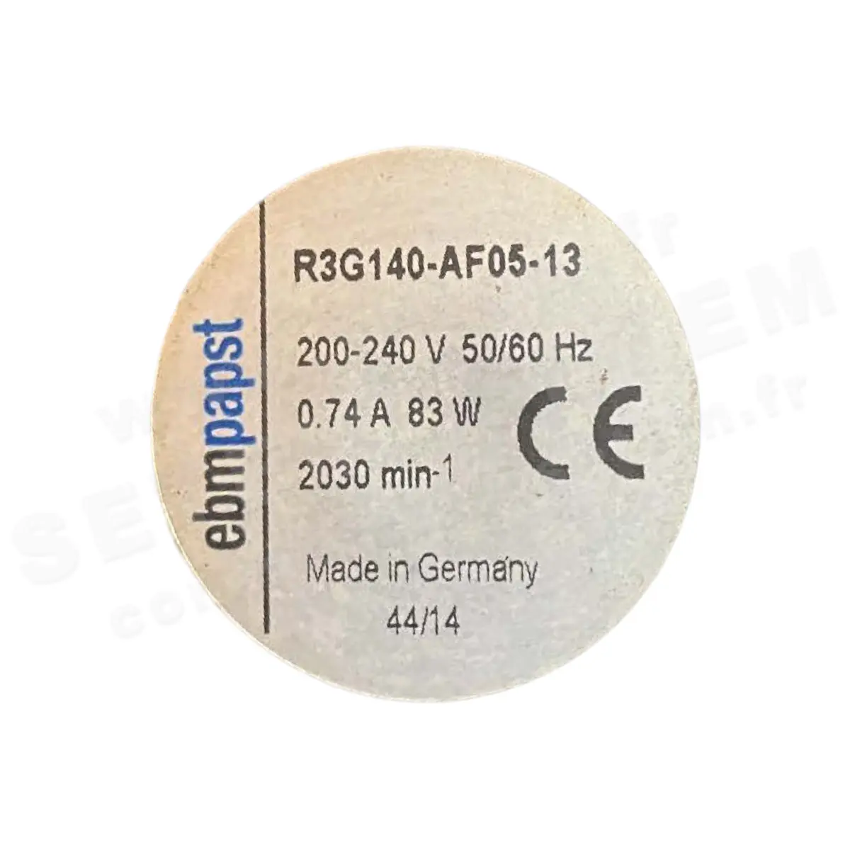 0004108521-MOTOTURBINE EBM-PAPST R3G140-AF05-13