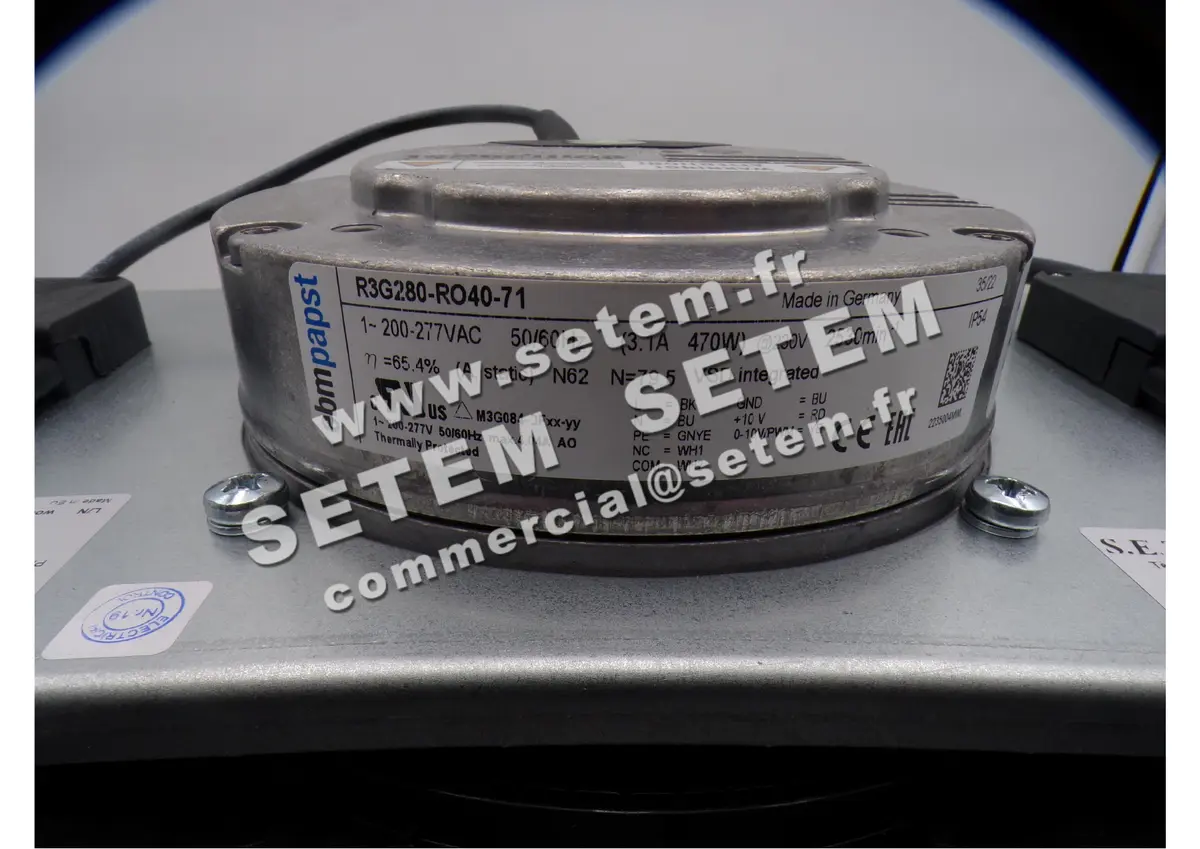 0004109053-MOTOTURBINE EBMPAPST R3G280.RO40.71 4