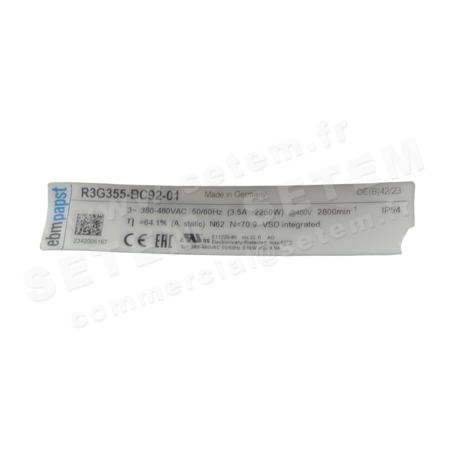 MOTOTURBINE R3G355-BC92-01 2