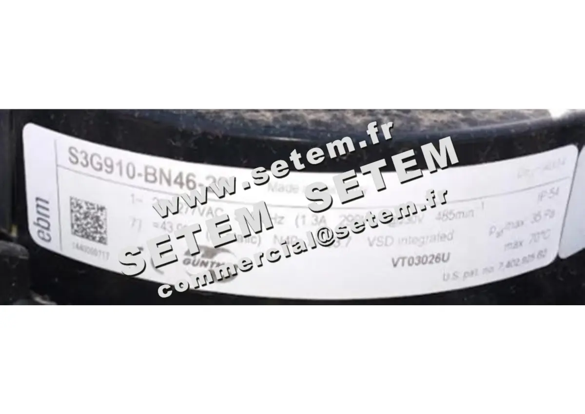 0004109546-VENTILATEUR EBMPAPST S3G910.BN46.29 "VT03026U"