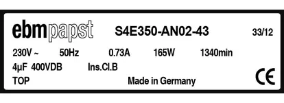 0004109824-VENTILATEUR EBMPAPST S4E350.AN02.43 3