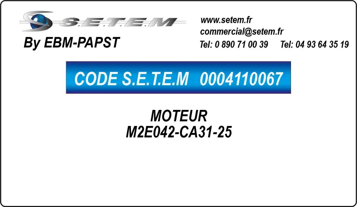 0004110067-MOTEUR EBMPAPST M2E042-CA31-25
