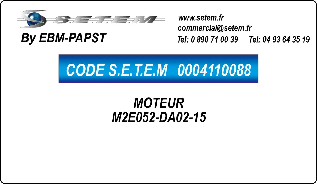 0004110088-MOTEUR EBMPAPST M2E052-DA02-15