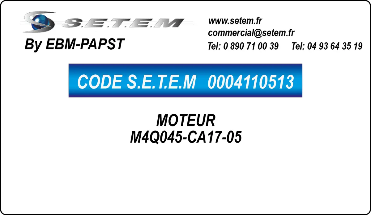 0004110513-MOTEUR EBMPAPST M4Q045-CA17-05