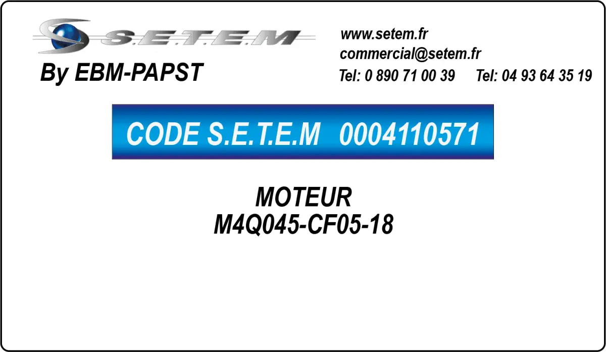 0004110571-MOTEUR EBMPAPST M4Q045-CF05-18