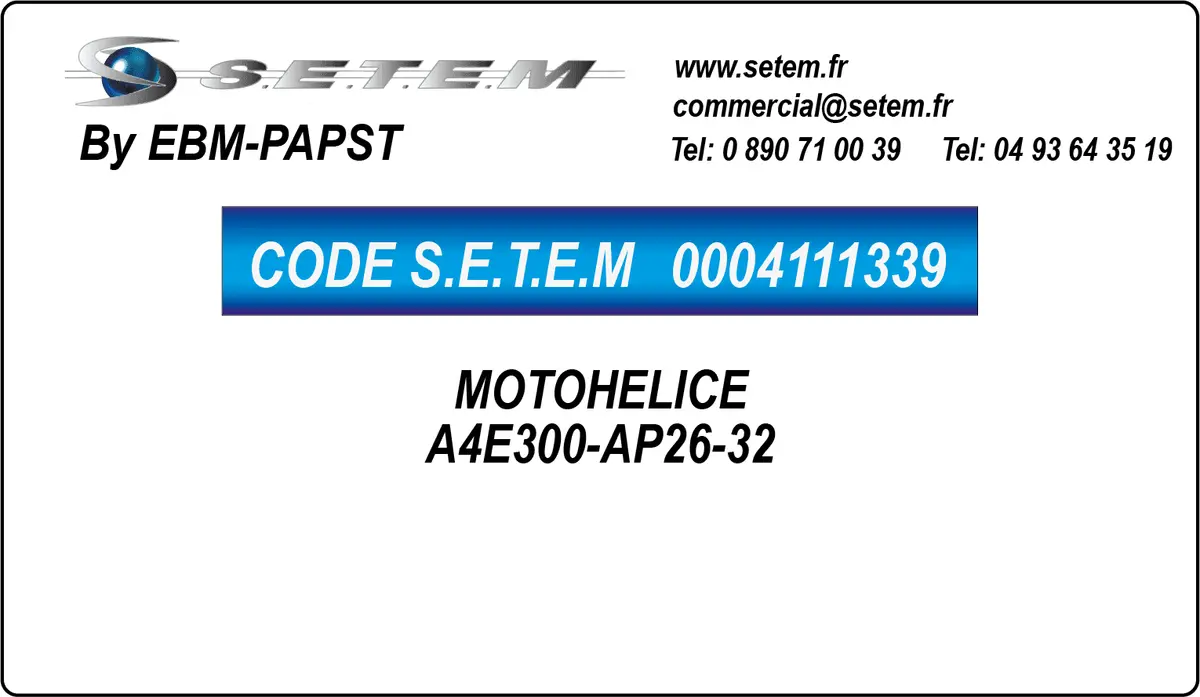 0004111339-MOTOHELICE EBMPAPST A4E300-AP26-32