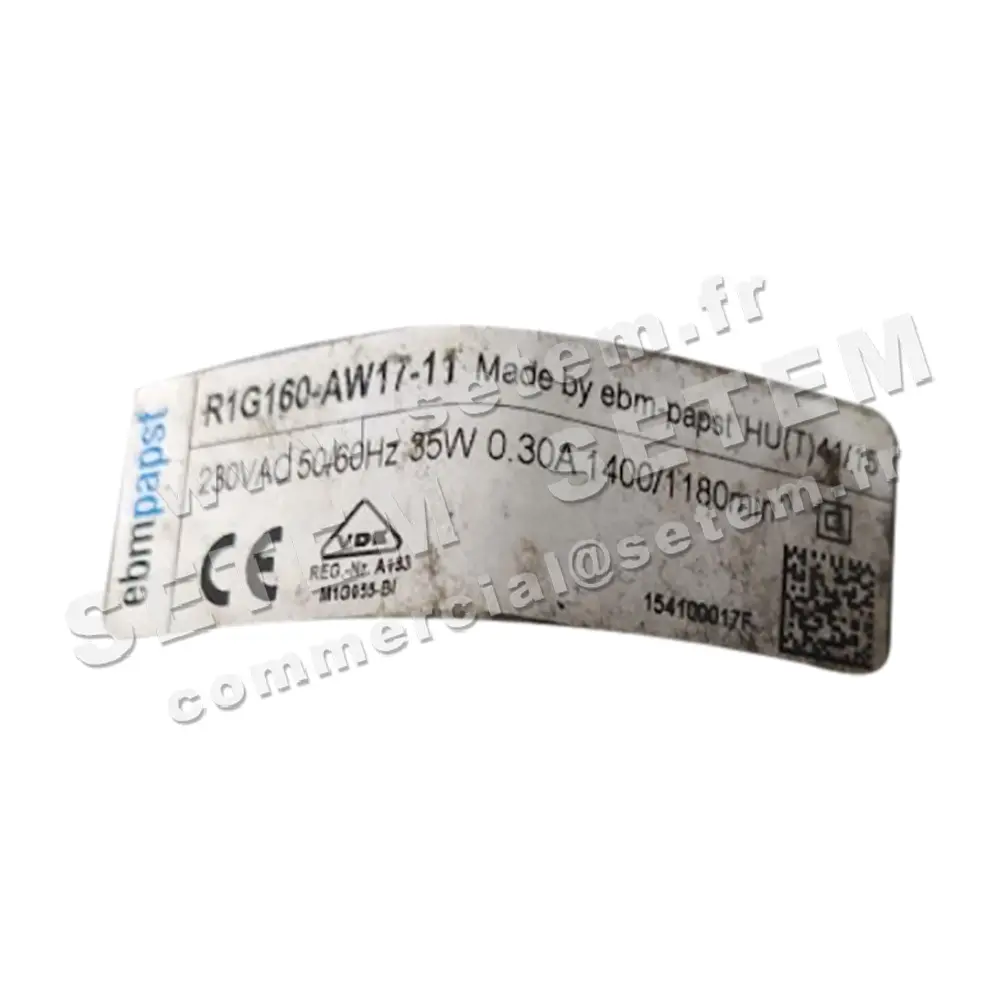 0004112071-MOTOTURBINE EBMPAPST R1G160-AW17-11