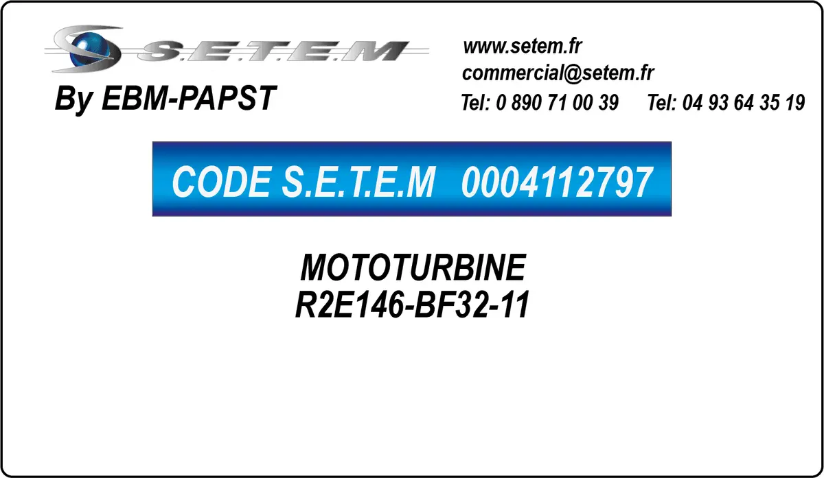 0004112797-MOTOTURBINE EBMPAPST R2E146-BF32-11