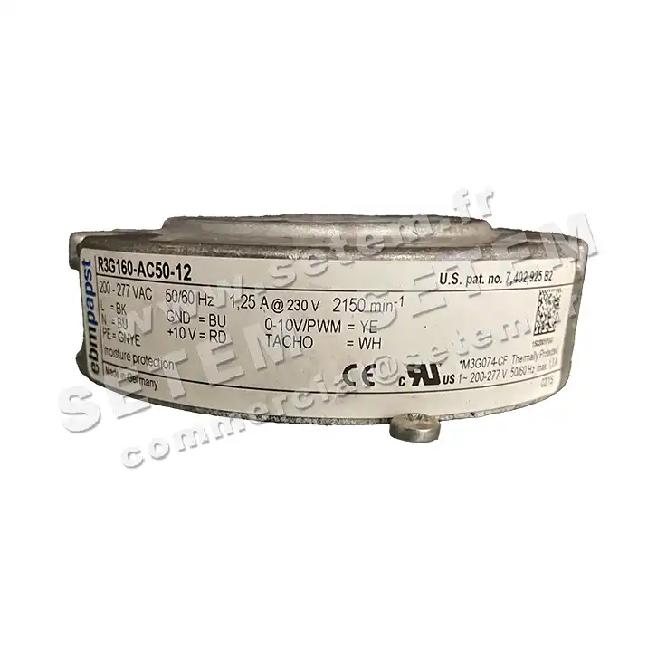 0004113598-MOTOTURBINE EBMPAPST R3G160-AC50-12 2
