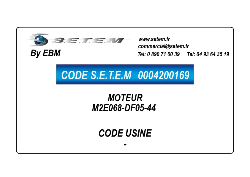 0004200169-MOTEUR EBM M2E068-DF05-44 2