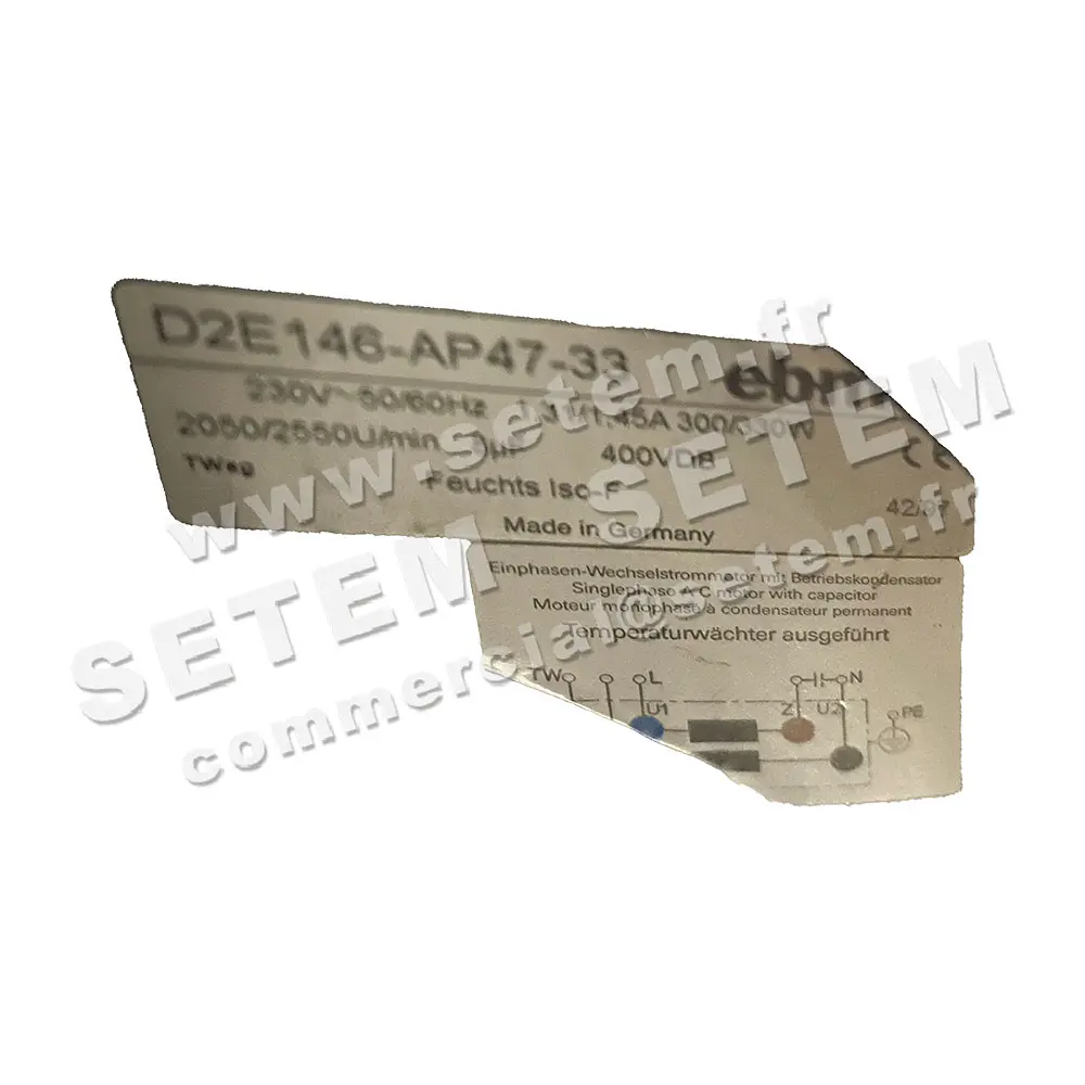 0004200315-VENTILATEUR EBM D2E146-AP47-33 3