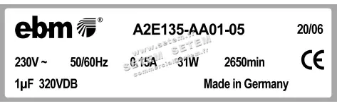 0004200635-MOTOHELICE EBM A2E135-AA01-05 3