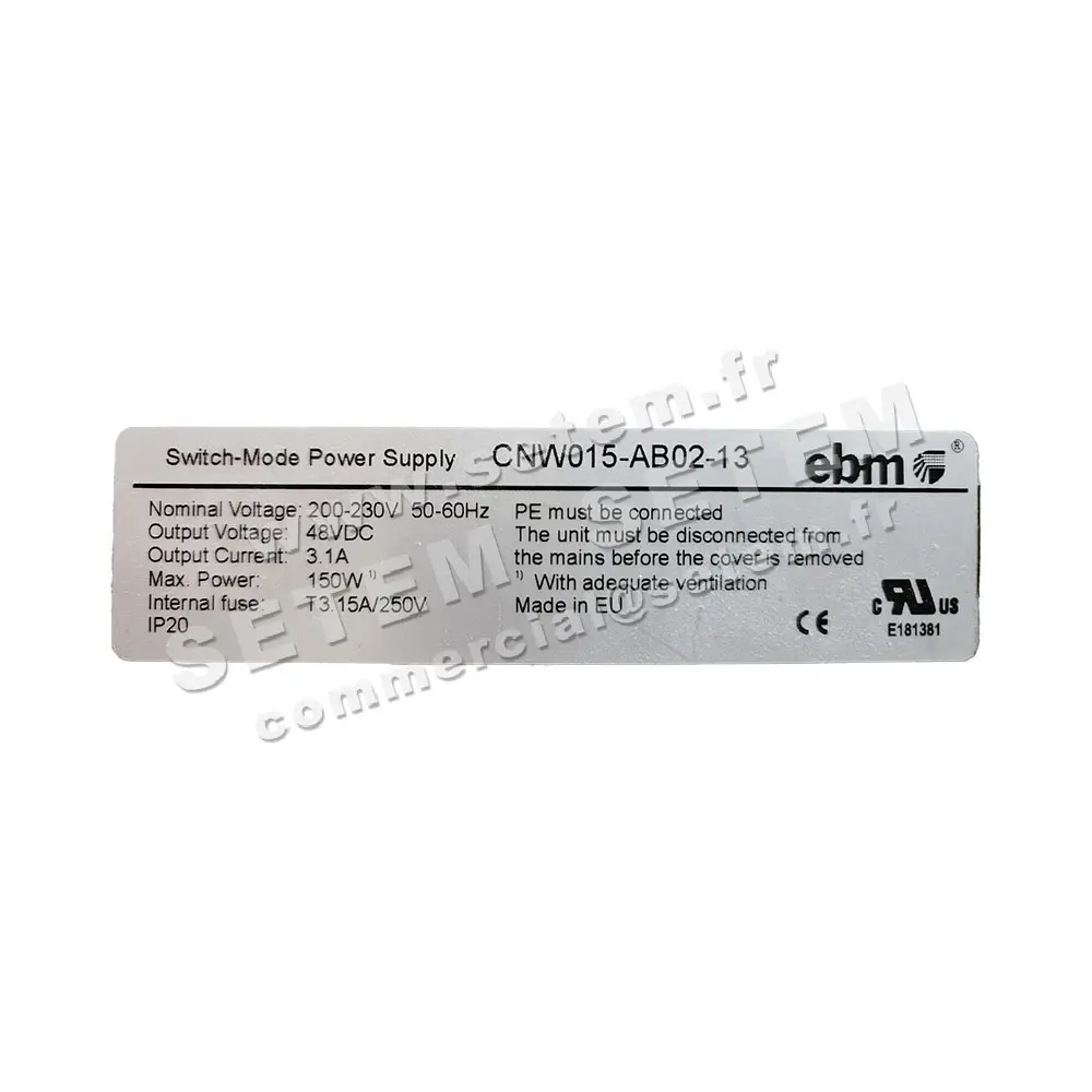 0004200818-VENTILATEUR EBM CNW015-AB02-13 2