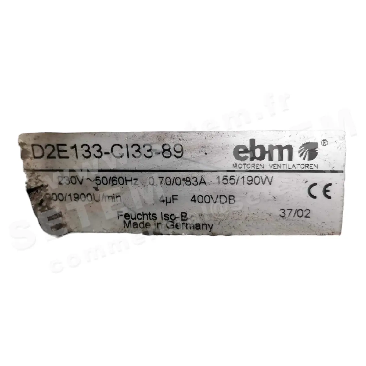 0004201209-VENTILATEUR EBM D2E133-CI33-89