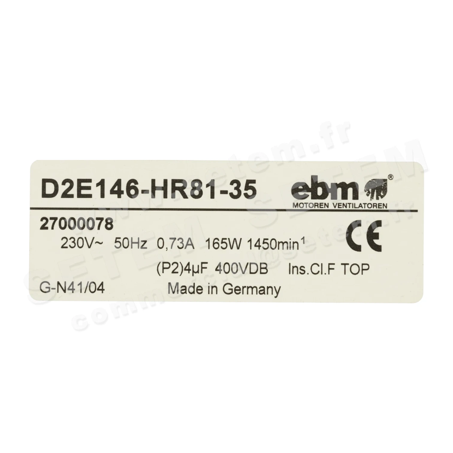 VENTILATEUR D2E146-HR81-35 2