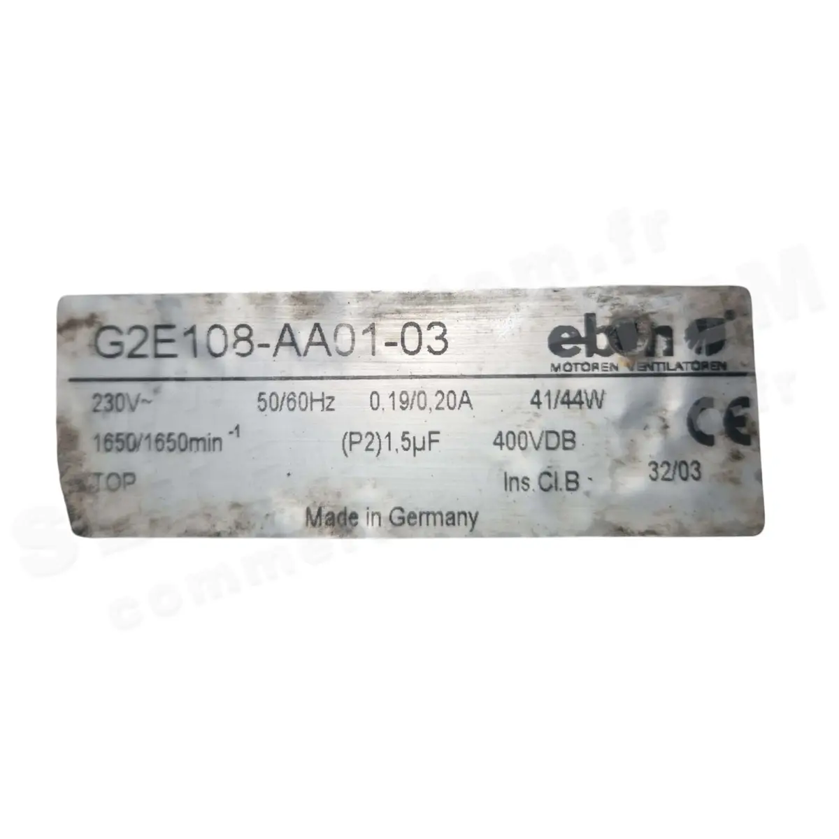 0004202384-VENTILATEUR EBM G2E180-AA03-01