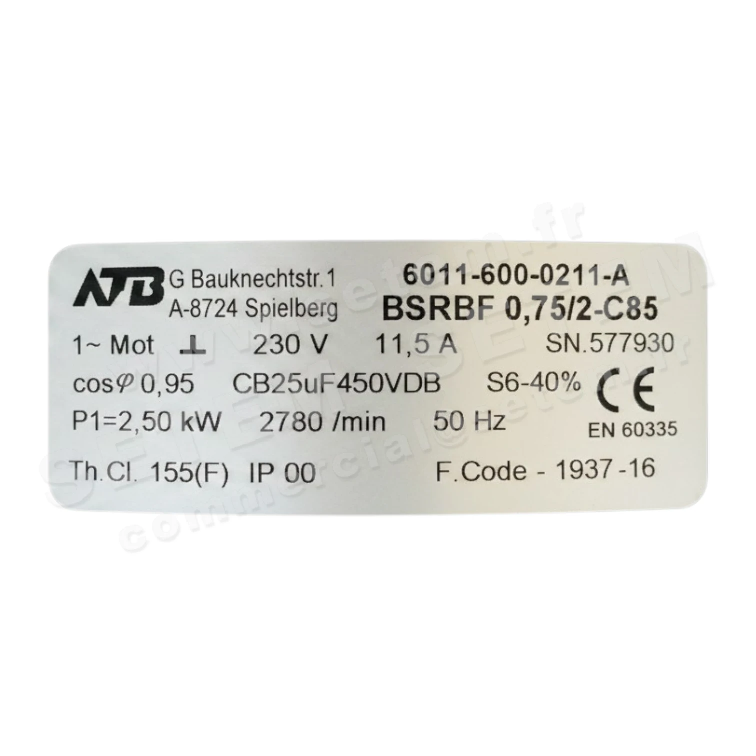 0006502323-MOTEUR ATB BSRBF0.75/2-C85 2