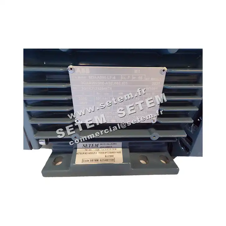 0007001101-MOTEUR ABB 1.85KW 4P T230/400V HA90 B3 M3AA090LF.4 4
