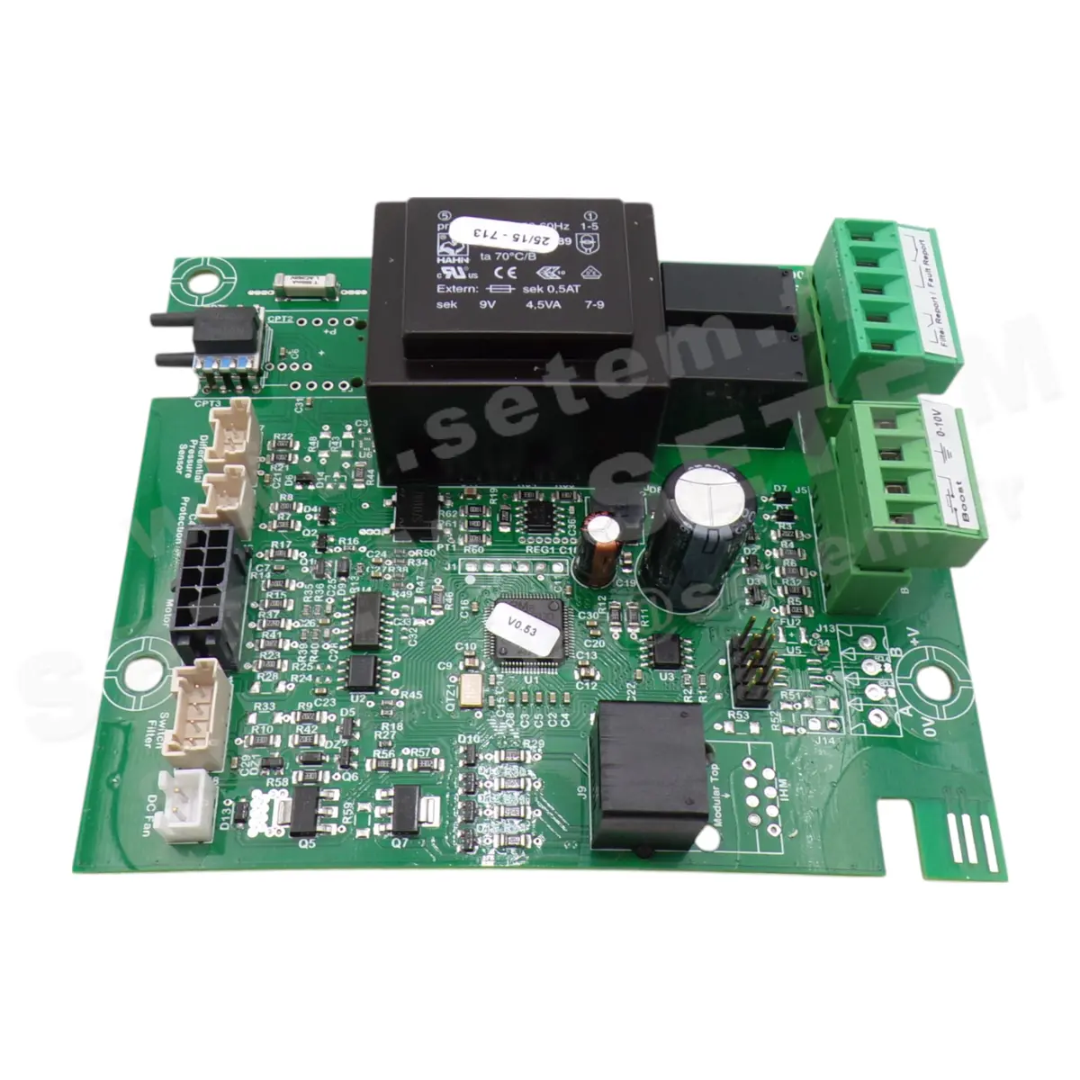 0013027702-CARTE DE PILOTAGE ALDES EASYVEC MW- MW+ 4000-12000 ONE BOX FAN 00M5E