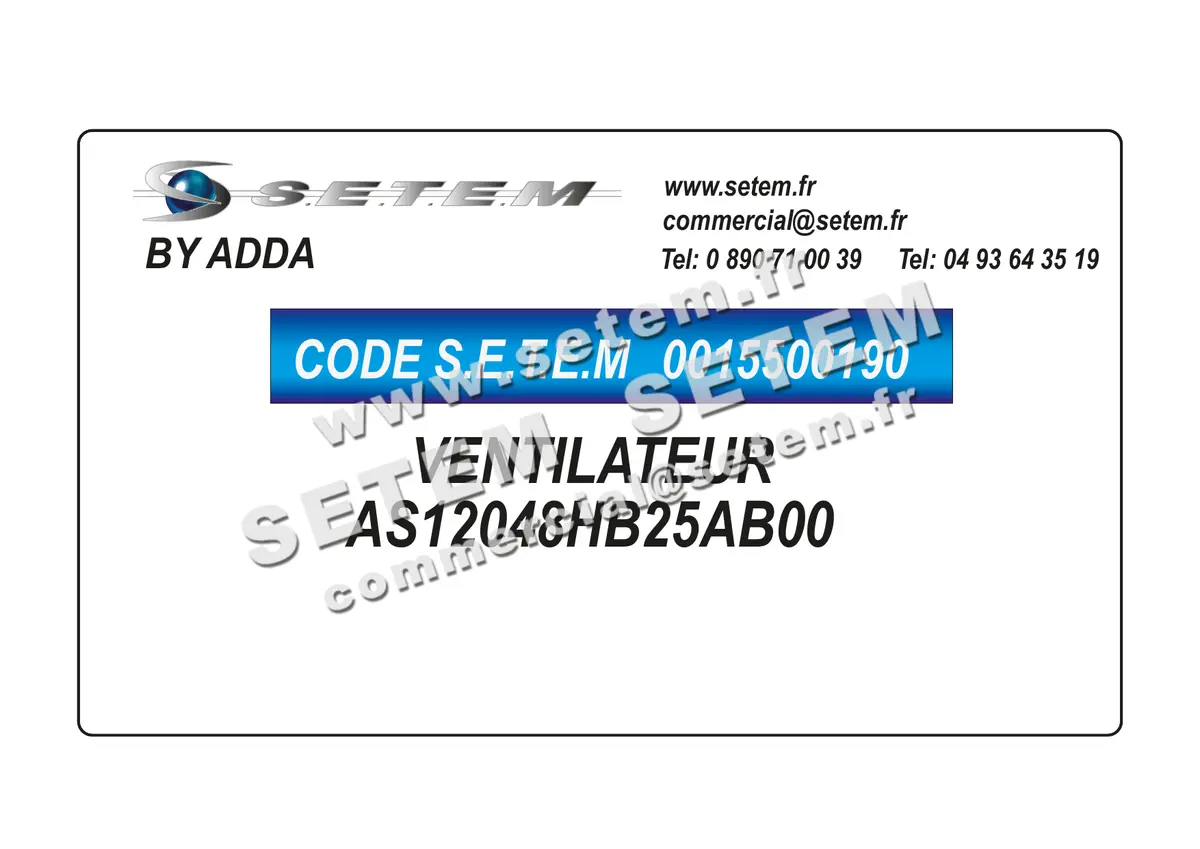 0015500190-VENTILATEUR ADDA AS12048HB25AB00