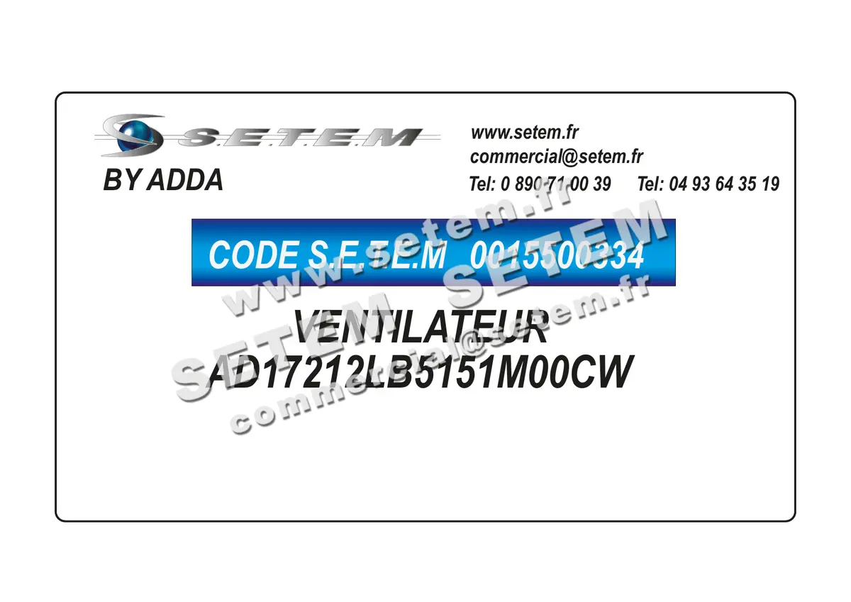 0015500334-VENTILATEUR ADDA AD17212LB5151M00CW