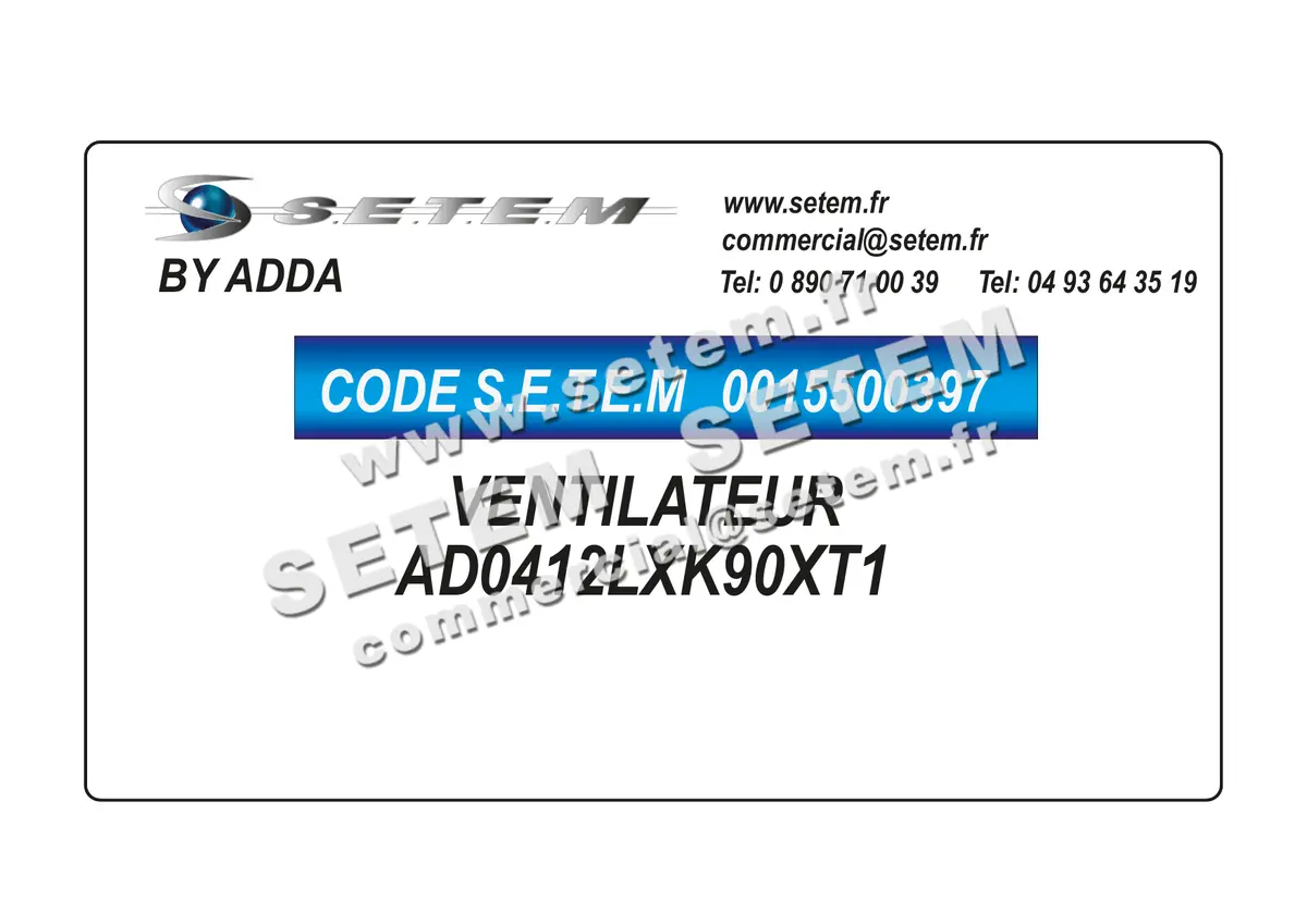 0015500397-VENTILATEUR ADDA AD0412LXK90XT1