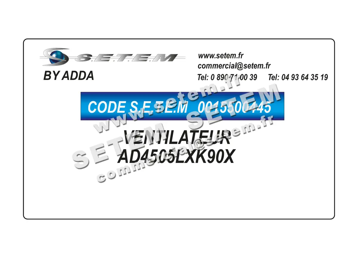 0015500445-VENTILATEUR ADDA AD4505LXK90X