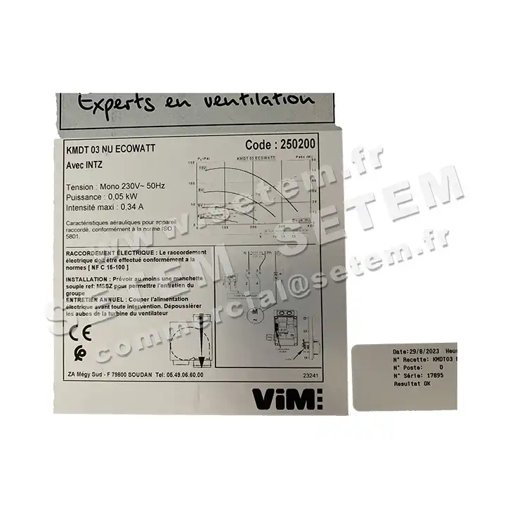 0019000050-CAISSON VIM KMDT03 NU ECOWATT INTZ 7