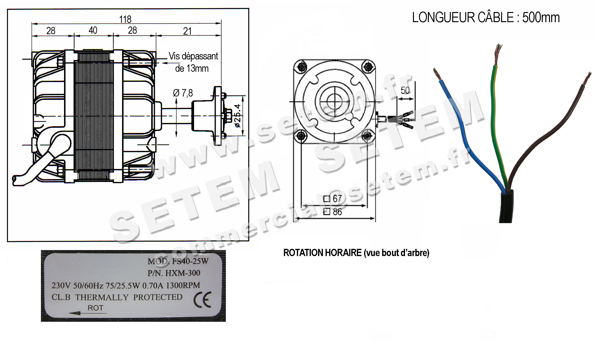 0019007020-MOTEUR VIM FS40.25W SUR HXM300 4