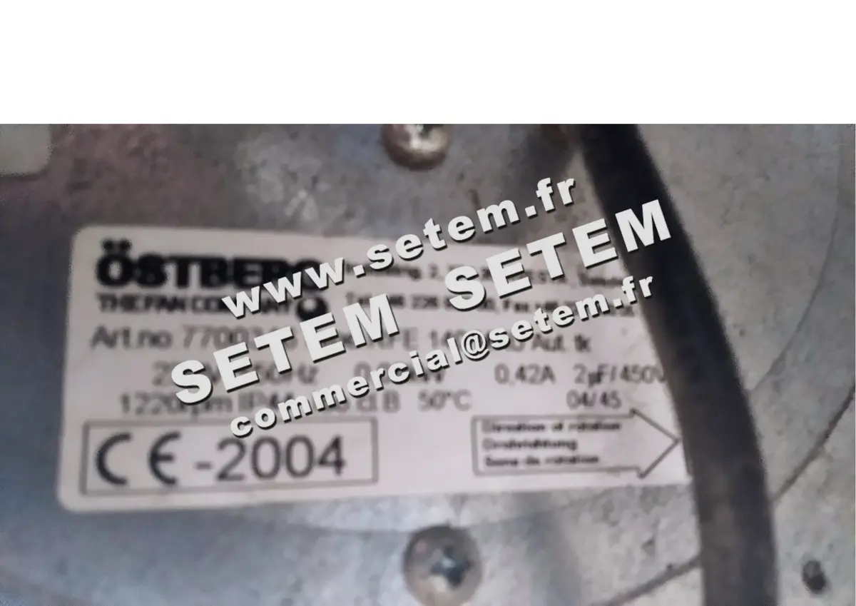 0024002323-VENTILATEUR OSTBERG RFE140MKU *7700346* 2