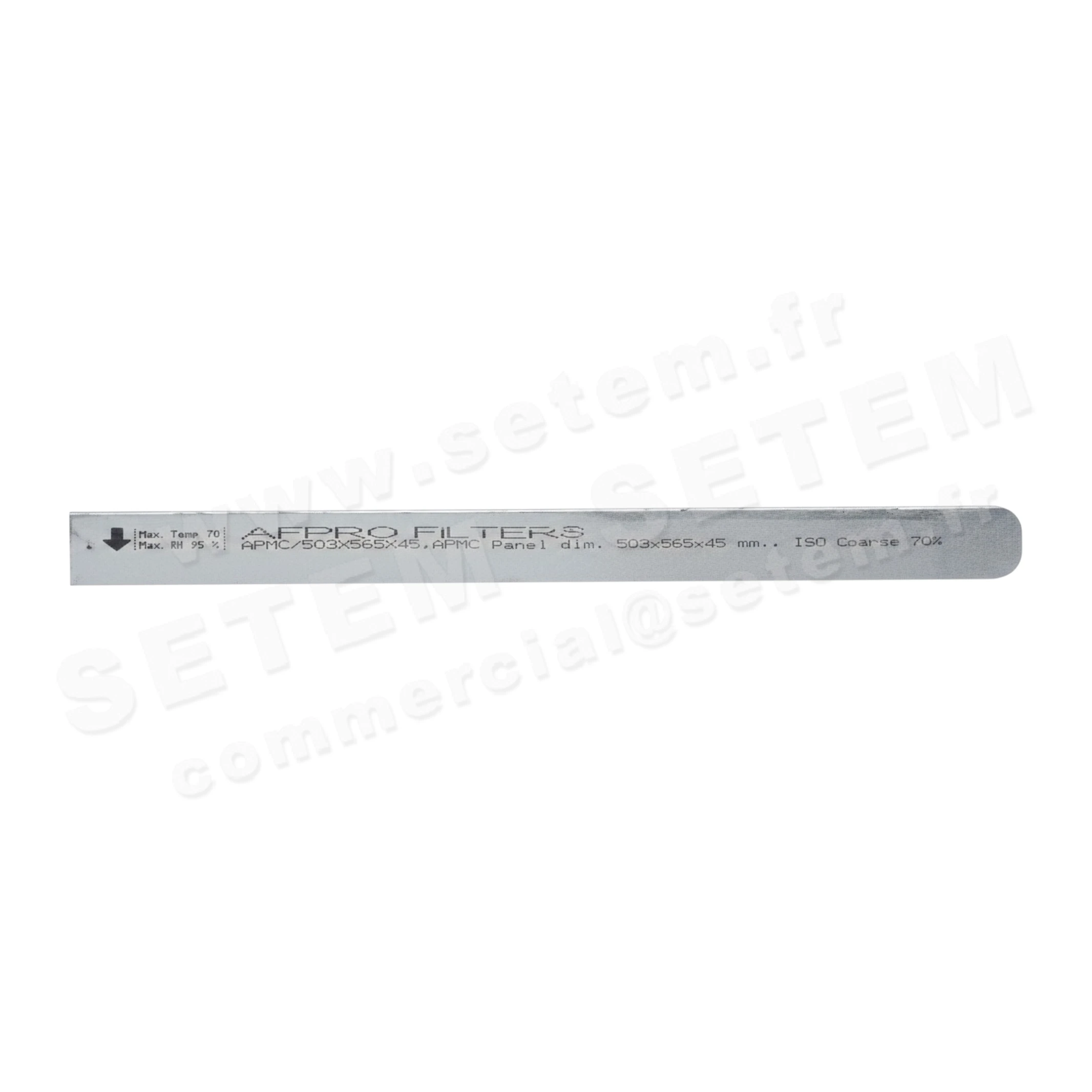 FILTRE APMC PANNEAU ISO COARSE 70% 503X565X45MM 2