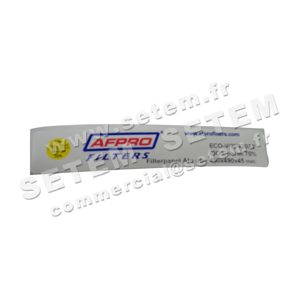 0028009586-FILTRE AFPRO ECO-V/20X20X2 ISO COARSE 70% 490X490X45MM 2