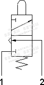 MICROVANNE PNEUMATIQUE 3/2 NC 304 MA 3