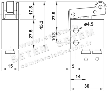 MICROVANNE PNEUMATIQUE 3/2 NC 304 MR 2