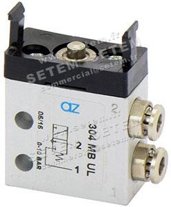 MICROVANNE PNEUMATIQUE 3/2 NC 304 MB UL