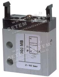 MICROVANNE PNEUMATIQUE 3/2 NC 305 MB