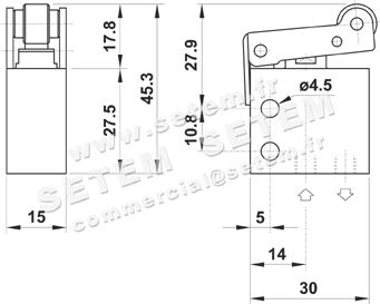 MICROVANNE PNEUMATIQUE 3/2 NC 305 MR 2