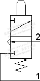 MICROVANNE PNEUMATIQUE 3/2 NC 305 MA UL 3