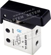 MICROVANNE PNEUMATIQUE 3/2 NC 305 MGN UL