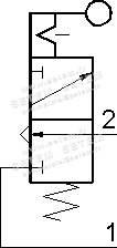 MICROVANNE PNEUMATIQUE 3/2 NC 305 LL 3