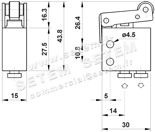 MICROVANNE PNEUMATIQUE 3/2 NA 314 MR 2