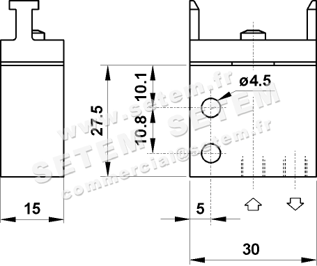 MICROVANNE PNEUMATIQUE 3/2 NA 315 MB 2