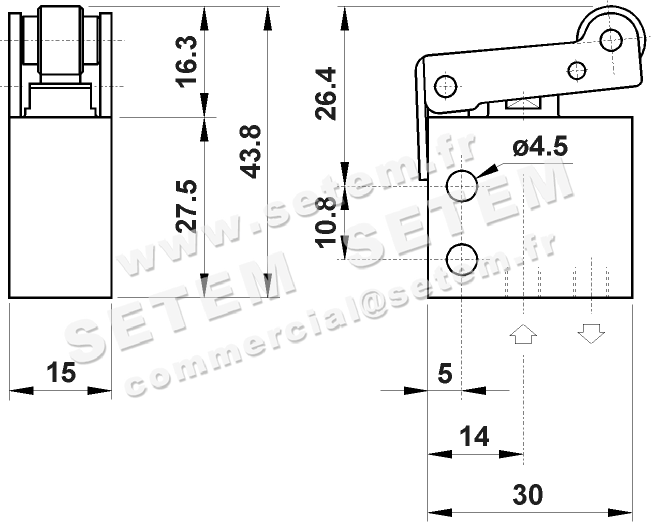 MICROVANNE PNEUMATIQUE 3/2 NA 315 MR 2