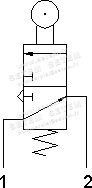 MICROVANNE PNEUMATIQUE 3/2 NA 315 MR 3