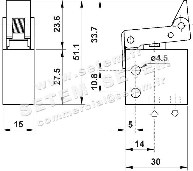 MICROVANNE PNEUMATIQUE 3/2 NA 315 MS 2