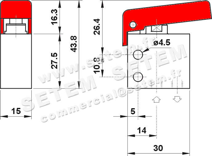 MICROVANNE PNEUMATIQUE 3/2 NA 315 MGR 2