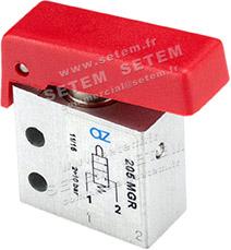 MICROVANNE PNEUMATIQUE 2/2 NC 205 MGR