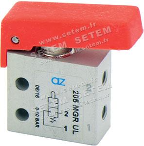 MICROVANNE PNEUMATIQUE 2/2 NC 205 MGR UL