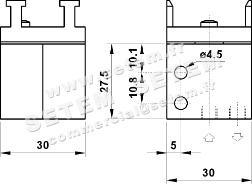 DISTRIBUTEUR PNEUMATIQUE 5/3 2.305 MB